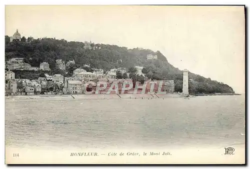 Cartes postales Honfleur Cote de Grace le Mont Joil