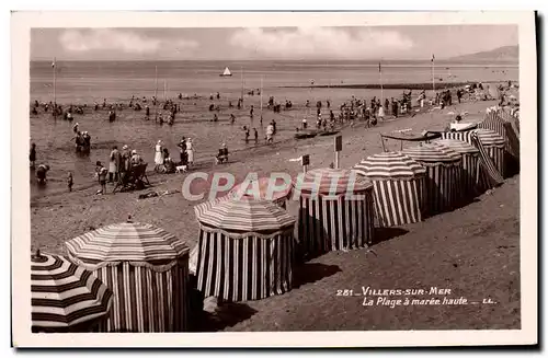 Cartes postales Villers Sur Mer La Plage a Maree Haute