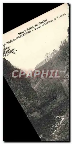Ansichtskarte AK Riom es Montagnes Ravin et Chateau de Tautal