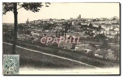Cartes postales Anngouleme Panorama Pris de Saint Martin