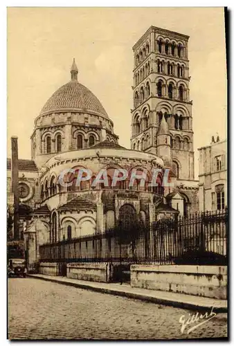 Ansichtskarte AK Angouleme L&#39Abside le Dome et le Clocher de la Cathedrale Saint Pierre