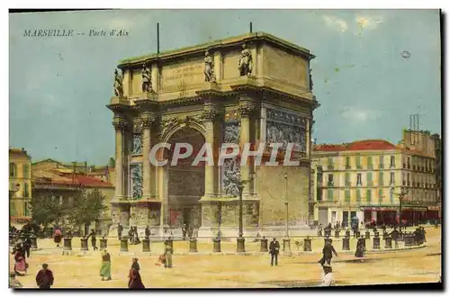 Cartes postales Marseille Porte d&#39Aix