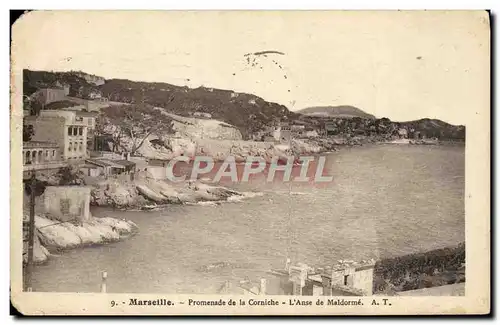 Cartes postales Marseille Promenade de la Corthe L'Anse de Maldorme
