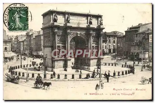 Cartes postales Marseille L&#39Arc de Triomphe