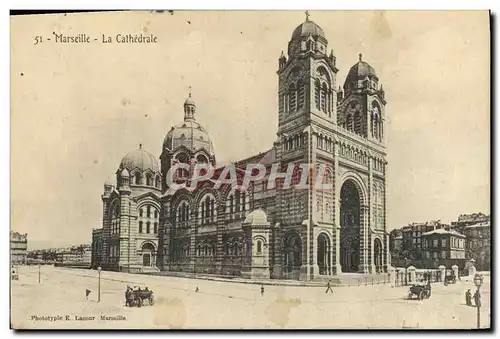 Cartes postales Marseille La Cathedrale