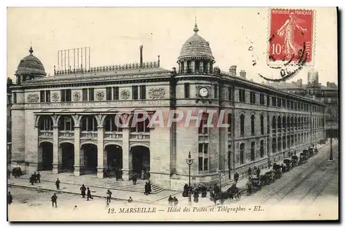 Cartes postales Marseille Hotel Des Postes Et Telegraphes