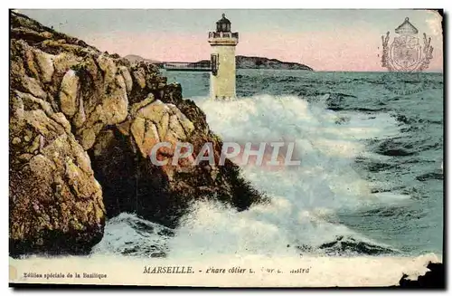 Cartes postales Marseille Phare Cotier