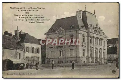 Cartes postales Arcis Sur Aube La Caisse D&#39Epargne