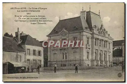 Cartes postales Arcis Sur Aube La Caisse D'Epargne