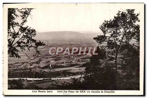 Ansichtskarte AK Les Monts Jura Le Pays De Gex Vu Depuis La Faucille