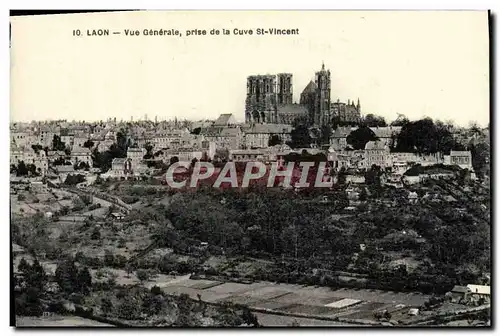 Ansichtskarte AK Laon Vue Generale Prise De La Cuve St Vincent