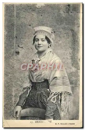 Cartes postales Brionnaise Folklore Femme