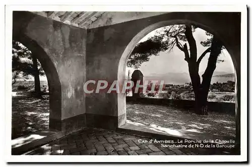 Ansichtskarte AK Cap d&#39Antibes Le Porche De La Chapelle Sanctuaire De N D De La Garoupe