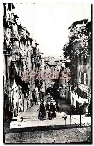 Cartes postales moderne Nice Une Rue Pittoresque Du Vieux Nice Folklore Femmes