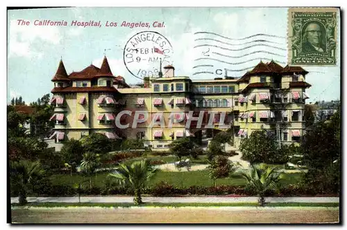 Cartes postales The California Hospital Los Angeles Cal