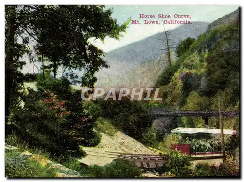 Cartes postales Horse Shoe Curve Mt Lowe California