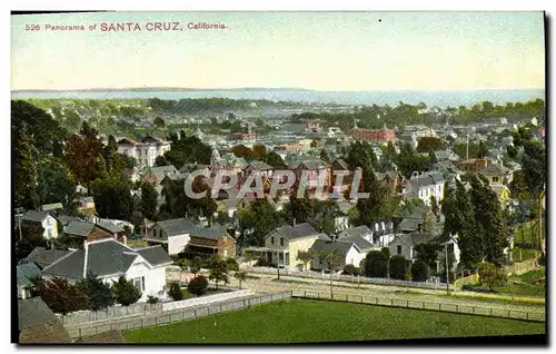 Cartes postales Panorama Of Santa Cruz California
