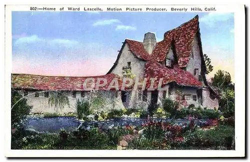 Ansichtskarte AK Home Of Ward Lascelle Motion Picture Producer Beverly Hills Calif