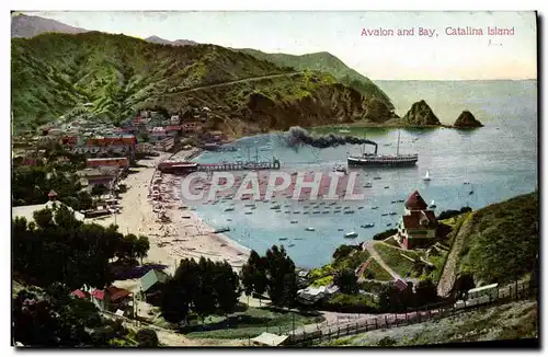 Cartes postales Avalon And Bay Catalina Island