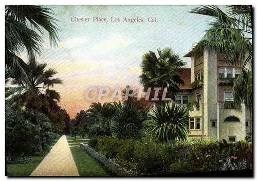 Ansichtskarte AK Chester Place Los Angeles California