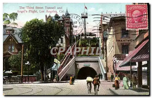 Cartes postales The Third StreetTunneil and Angel&#39s Flight Los Angeles Cal
