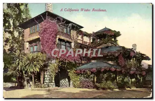 Cartes postales A California Winter REsidence