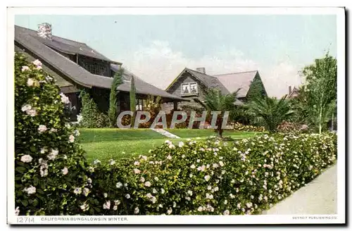 Cartes postales California Bungalows Winter