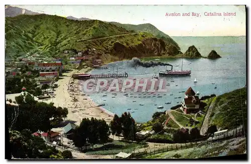Cartes postales Avalon And Bay Catalina Island
