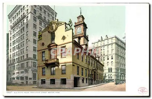 Cartes postales Old House State Street Boston Mass