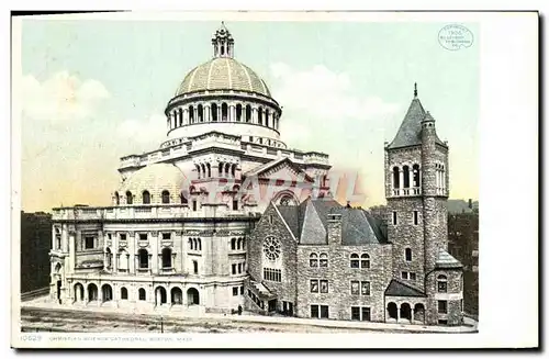 Cartes postales Boston Mass Christian Science Cathedral