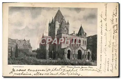 Cartes postales Trinity Church Boston Mass