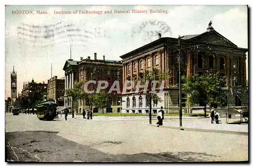 Cartes postales Boston Mass Institute Of Technology And Natural History Building