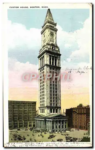 Cartes postales Custom House Boston Mass