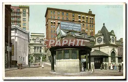 Cartes postales Boston Mass Scollay square