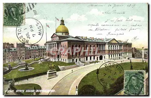 Ansichtskarte AK State House Boston Mass