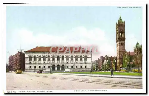 Cartes postales Copley Square Boston Mass