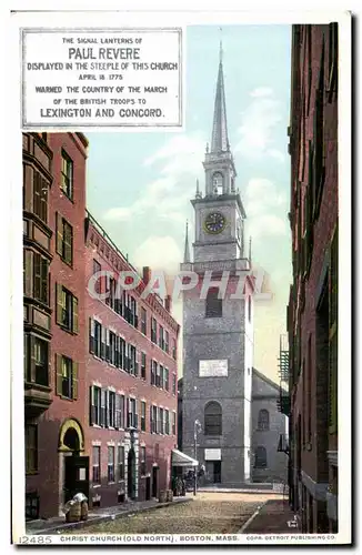 Cartes postales Christ Church Boston