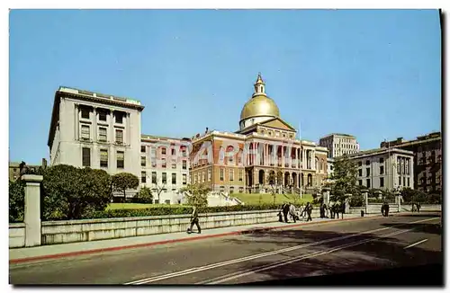 Moderne Karte State House Commonwealth Of Massachusetts Boston Massachusetts