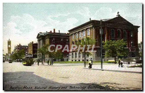 Cartes postales Boston Mass Natural History And Technology Buildings