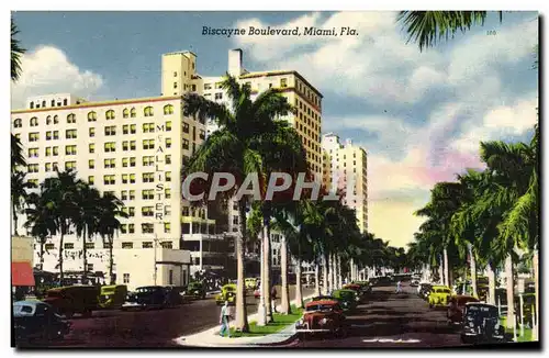 Cartes postales Biscayne Boulevard Miami Fla