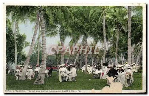 Cartes postales Afternoon Tea At The royal Poinciana Palm Beach Fla