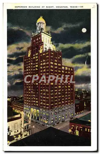 Cartes postales Esperson Building At Night Houston Texas