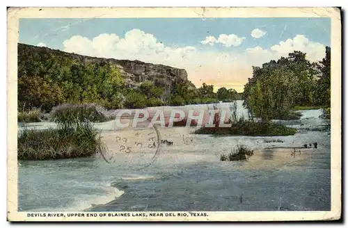 Cartes postales Devils River Upper End Blaines Lake Near Del Rio Texas