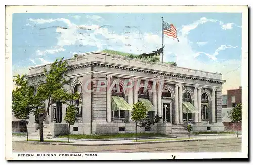 Cartes postales Federal Building Corsicana Texas