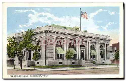 Cartes postales Federal Building Corsicana Texas