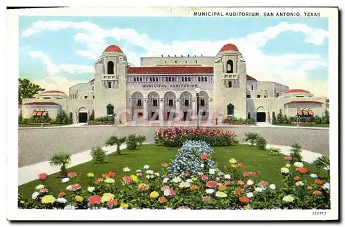 Cartes postales Municipal Auditorium San Antonio Texas