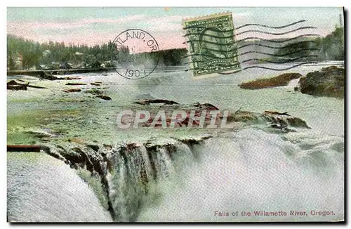 Cartes postales Falls Of The Willamette River Oregon