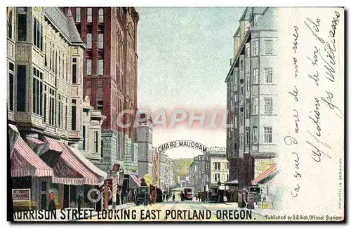 Cartes postales Street Looking East Portland Oregon
