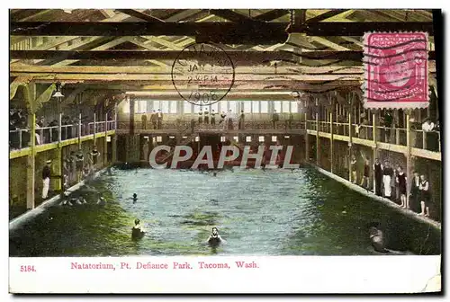 Ansichtskarte AK Natatorium Pt Defiance Park Tacoma Wash