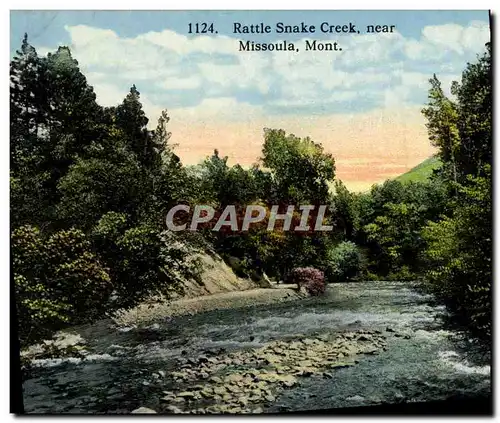 Ansichtskarte AK Ratle Snake Creek Near Missoula Mont